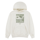Converse - 9CH438_W2Y – Sudadera tipo canguro con capucha con bajos y puños acanalados – Unisex niños