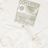 Converse - 9CH438_W2Y – Sudadera tipo canguro con capucha con bajos y puños acanalados – Unisex niños