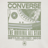 Converse - 9CH438_W2Y – Sudadera tipo canguro con capucha con bajos y puños acanalados – Unisex niños