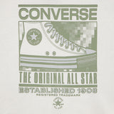 Converse - 9CH438_W2Y – Sudadera tipo canguro con capucha con bajos y puños acanalados – Unisex niños