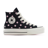 Converse - Chuck Taylor All Star Lift Platform Polka Dots A10688C - Zapatillas altas de lona con plataforma - Mujer