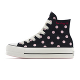 Converse - Chuck Taylor All Star Lift Platform Polka Dots A10688C - Zapatillas altas de lona con plataforma - Mujer