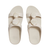 FitFlop – Fino A2K-A99 – Sandalias beige de piel con entresuela Microwobbleboard™ - Mujer