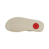 FitFlop – Fino A2K-A99 – Sandalias beige de piel con entresuela Microwobbleboard™ - Mujer