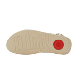 FitFlop – Lulu A5C-675 – Sandalias ultra-joya color platino de piel con tira trasera ajustable - Mujer