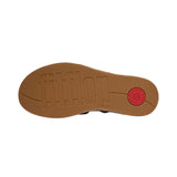 FitFlop - A5J-923 – Sandalias beige de ante con plataforma (8 cm.) de esparto con mediasuela mullida - Mujer