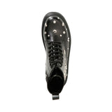 Cafè Noir - C1FA9023_N001 – Botines con cordones y tachuelas estampadas - Mujer