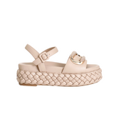 CafèNoir – Guild C1HH9112_M005 - Sandalias con plantilla Fussbet y suela trenzada - Mujer