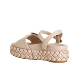 CafèNoir – Guild C1HH9112_M005 - Sandalias con plantilla Fussbet y suela trenzada - Mujer