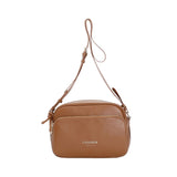 CafèNoir - C3BJ0702_M007 – Bolso marrón de hombro con bolsillo exterior