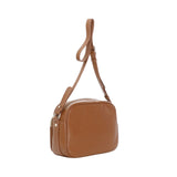 CafèNoir - C3BJ0702_M007 – Bolso marrón de hombro con bolsillo exterior