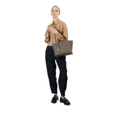 CafèNoir - C3MA0701_N006 - Bolso gris saffiano con maxi charm