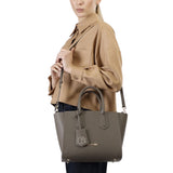 CafèNoir - C3MA0701_N006 - Bolso gris saffiano con maxi charm