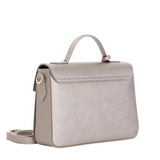 CafèNoir - C3MA0703_M011 – Bolso tipo maletín con acabado saffiano con solapa y maxi charm
