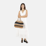 CafèNoir - C3VA0802_N077 - Bolso de ganchillo de rafia