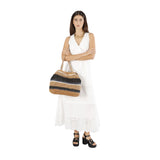 CafèNoir - C3VA0802_N077 - Bolso de ganchillo de rafia