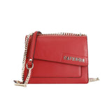 Bolso rojo con solapa asimétrica CafèNoir elegante y chic Konestilochic