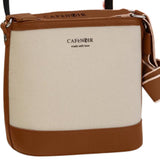CafèNoir - C3YD0804_M007 - Bolso de lona con perfiles en contraste