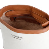CafèNoir - C3YD0804_M007 - Bolso de lona con perfiles en contraste