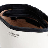 CafèNoir - C3YD0804_N001 - Bolso de lona con perfiles en contraste