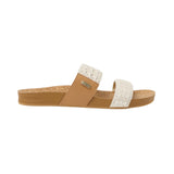 Reef – Cushion Vista Vintage CJ8647 – Sandalias blancas de tiras tejidas con plantilla con amortiguación - Mujer