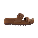 Reef – Cushion Vista CJ8724 – Sandalias color chocolate con plataforma con amortiguación - Mujer
