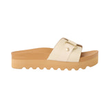 Reef – Vista Sadie CJ9443 – Sandalias beige de cuero vegano - Mujer
