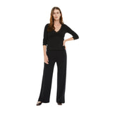 System Action - CTDCT911_40 – Camiseta de manga larga con puntilla en el escote - Mujer
