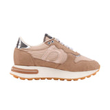 Duuo – Calma High 102 D124102 – Zapatillas beige retro running con doble suela - Mujer