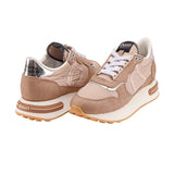 Duuo – Calma High 102 D124102 – Zapatillas beige retro running con doble suela - Mujer