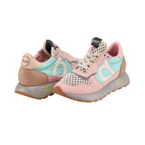 Duuo – Slow 28 D131028 – Zapatillas retro running con logotipo de borreguito y puntera de rejilla - Mujer