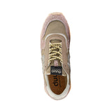 Duuo - Slow Flat Drumin 36 D131036 - Sneakers retro de suela ancha con acabado jaspeado - Mujer