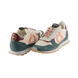 Duuo - Slow Flat Drumin 37 D131037 - Sneakers retro de suela ancha con acabado jaspeado - Mujer