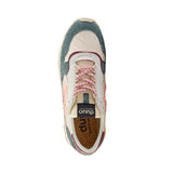 Duuo - Slow Flat Drumin 37 D131037 - Sneakers retro de suela ancha con acabado jaspeado - Mujer