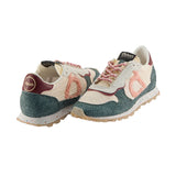 Duuo - Slow Flat Drumin 37 D131037 - Sneakers retro de suela ancha con acabado jaspeado - Mujer