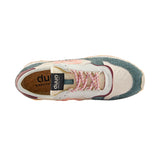 Duuo - Slow Flat Drumin 37 D131037 - Sneakers retro de suela ancha con acabado jaspeado - Mujer