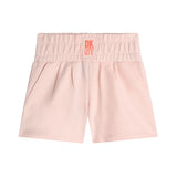 D60067_471-Pantalón corto rosa de felpa DKNY para niña