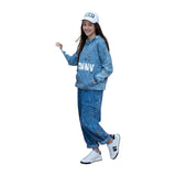 D60073_Z10-Pantalón vaquero con cinturón DKNY para niña