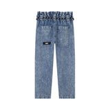 D60073_Z10-Pantalón vaquero con cinturón DKNY para niña