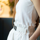 D60081_119-Camiseta blanca de tirantes DKNY para niña