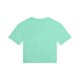 D60087_72B-Camiseta verde tila de manga corta DKNY para niña