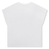 D60093_10P-Camiseta blanca de manga corta DKNY para niña