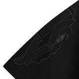 D60101_09B-Vestido negro de manga corta DKNY para niña