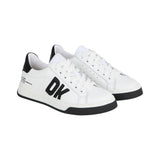 D60124_10P-Zapatillas deportivas blancas de piel DKNY unisex