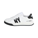 D60124_10P-Zapatillas deportivas blancas de piel DKNY unisex