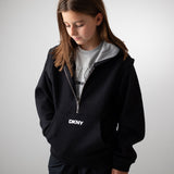 DKNY - D60181_09B – Sudadera tipo canguro con capucha – Unisex niño