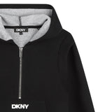 DKNY - D60181_09B – Sudadera tipo canguro con capucha – Unisex niño