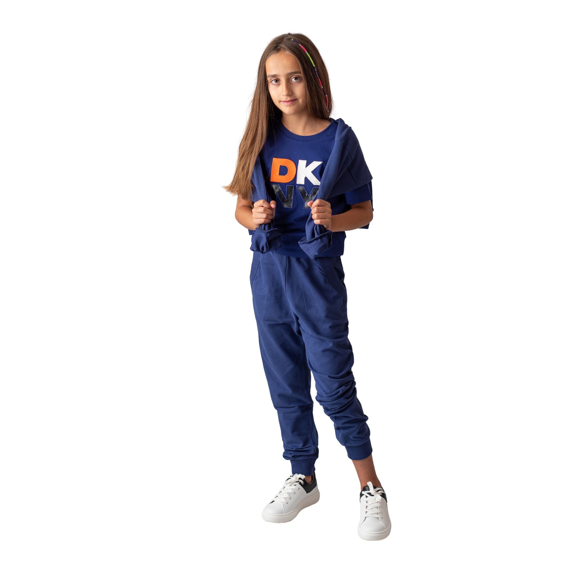 Pantalón Jogger DKNY Algodón Azul Niños | Konestilochic