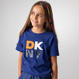 DKNY - D60209_823 – Camiseta de manga corta 100% algodón - Niño