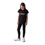 Leggings algodón ecológico negro niña DKNY | Konestilochic
